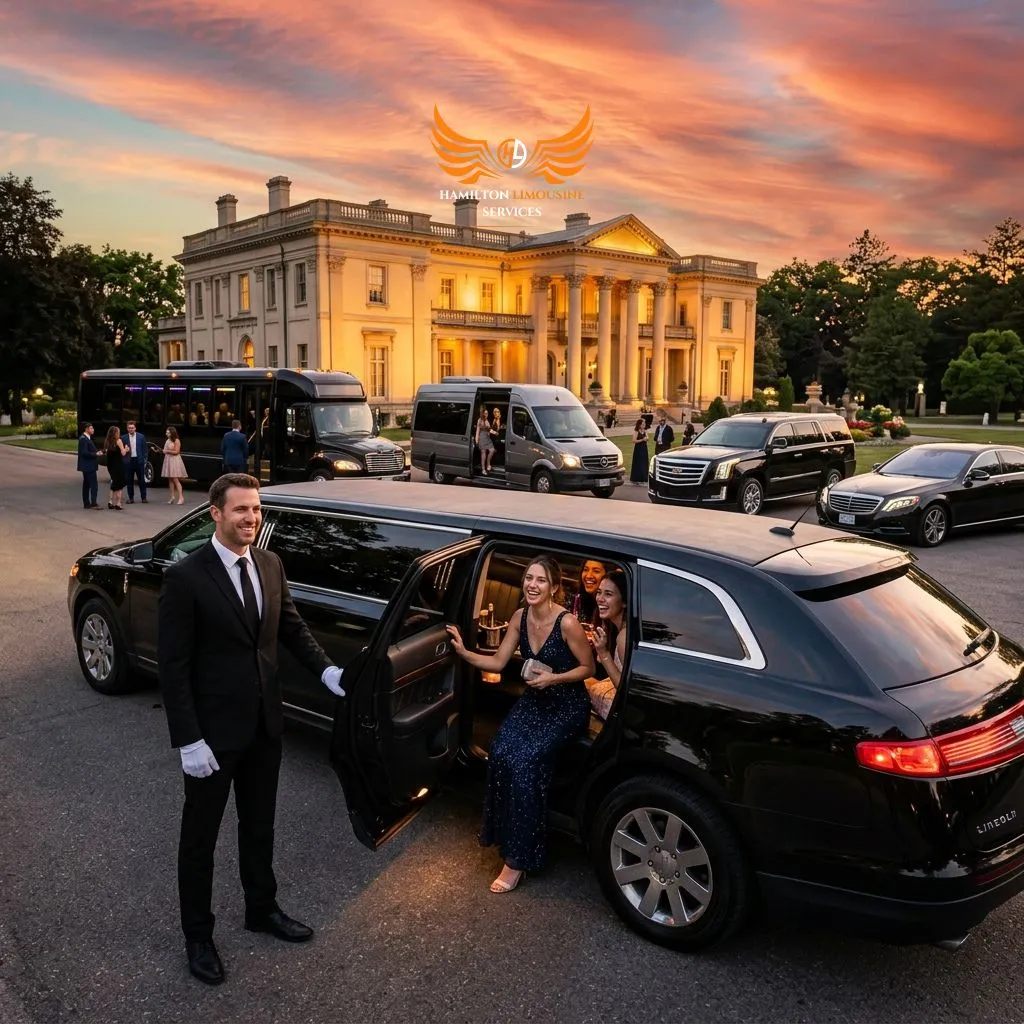 Professional chauffeur providing Hamilton Limo Service with luxury vehicles and reliable transportation
