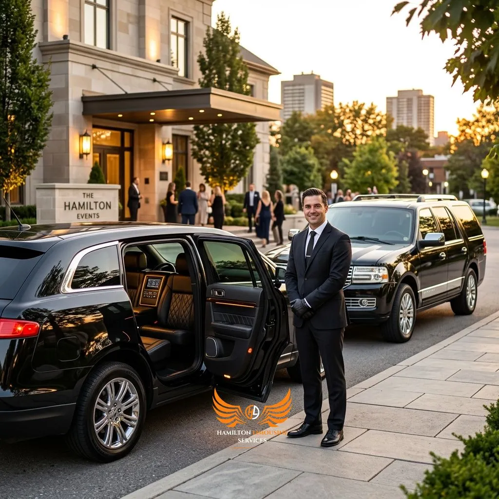 Professional Birthday Limousine Service Hamilton with luxury fleet and experienced chauffeur.