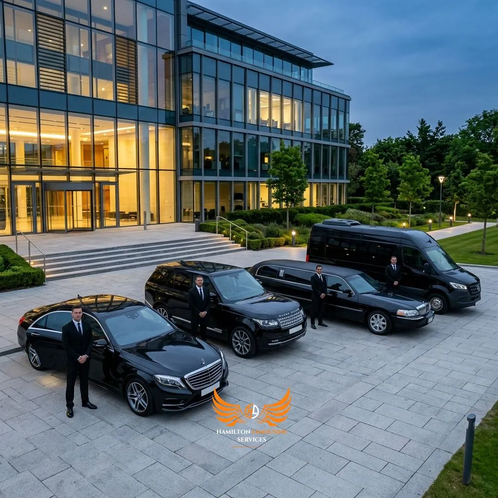 Corporate Transportation Hamilton with luxury executive fleet and professional chauffeurs.