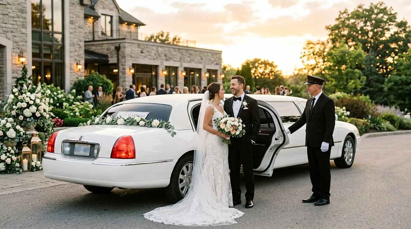 Wedding Limo Service Hamilton – Luxury Wedding Transportation