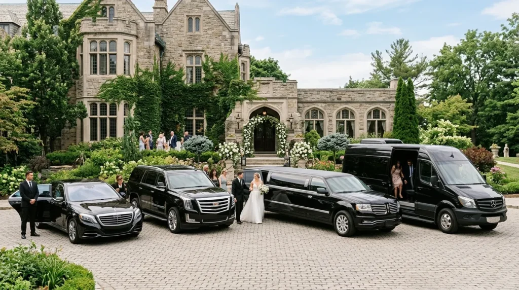 Wedding transportation vehicle options in Hamilton